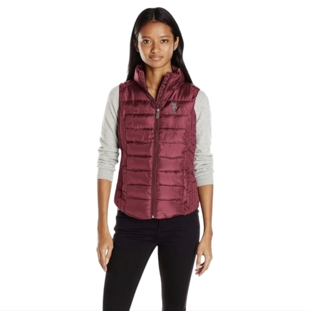 U.S POLO ASSN. Women's Puffer Vest. Size Small